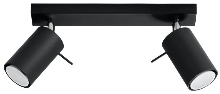 Fekete spotlámpa 8x30 cm Etna – Sollux