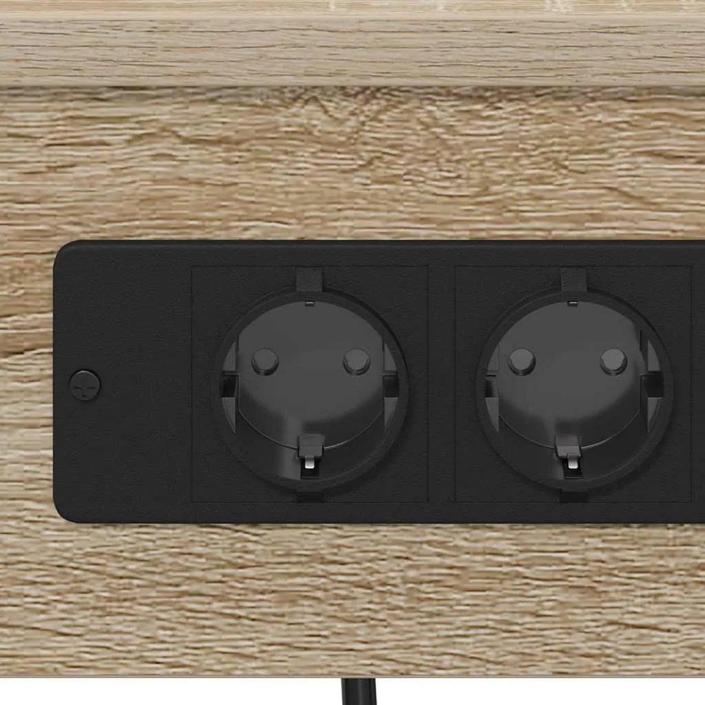 Éjjeliszekrény 2 pcs sonoma tölgy 41 x 31 x 51 cm Faanyag