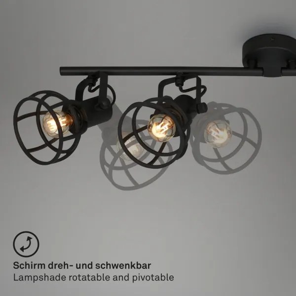 Briloner 2669-045 - Spotlámpa RETRO 4xE14/25W/230V