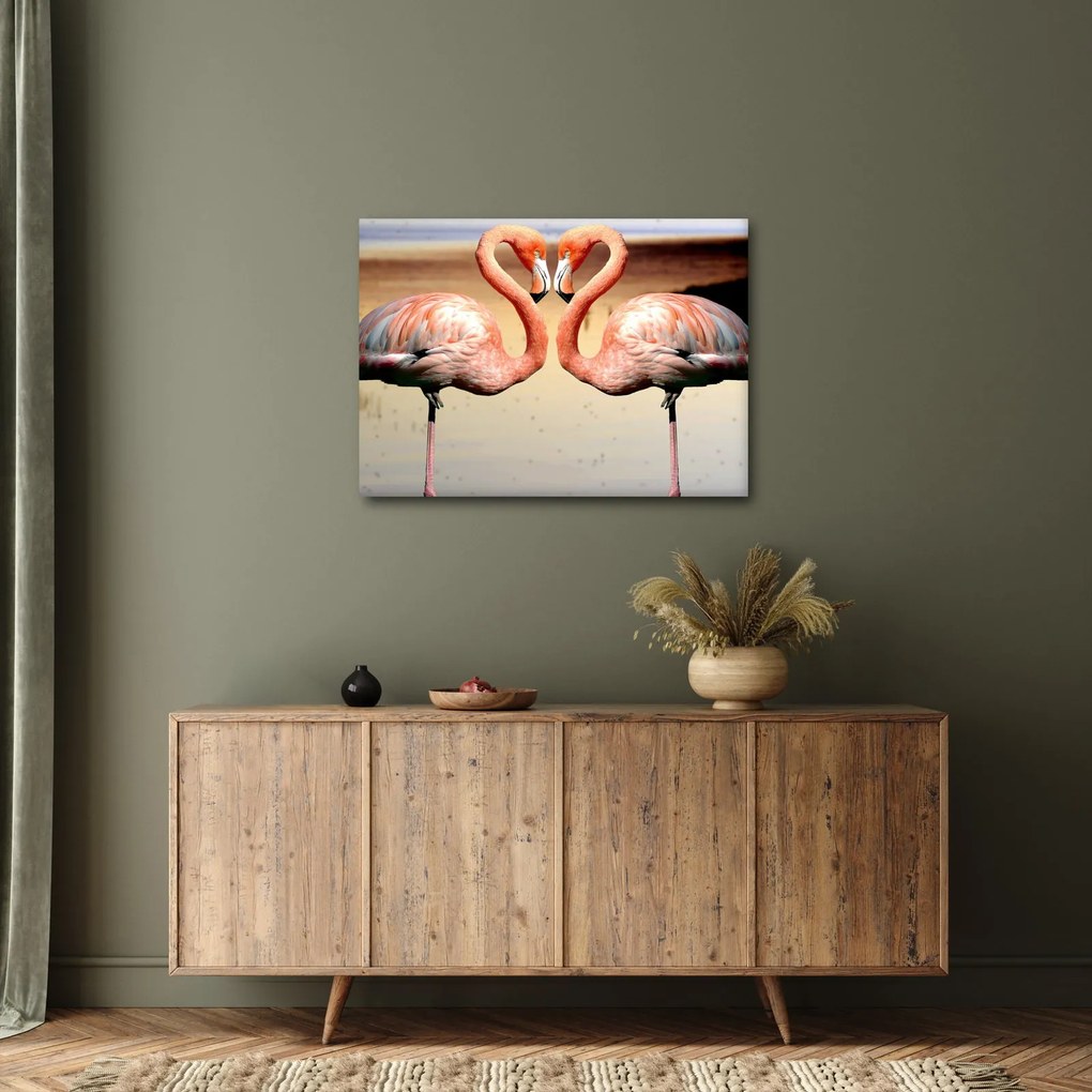 Kép - két flamingó (70x50 cm)