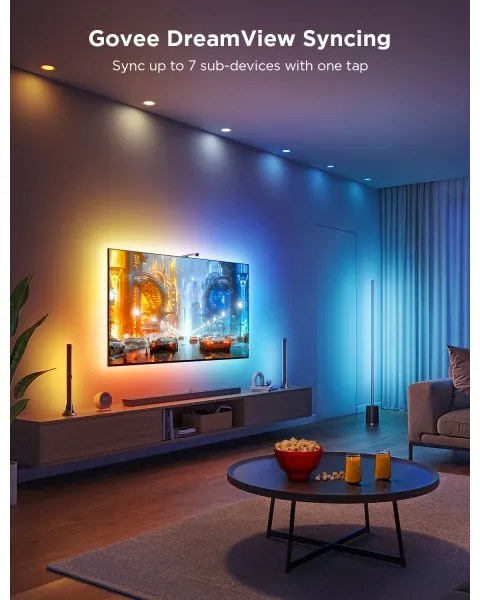 Govee - KÉSZLET 2x Backlight TV 55-65" SMART LED háttérvilágítás RGBICW Wi-Fi