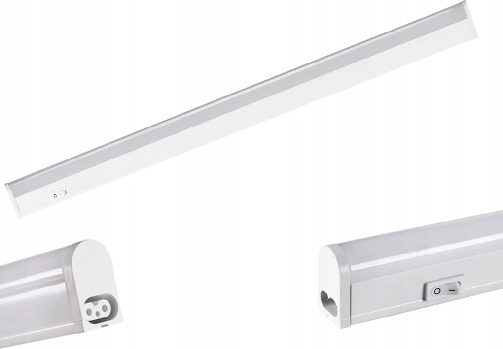 Bútorlámpa Led szalagos szekrény alatti lámpatest fehér 20W 4000K 114cm Mera