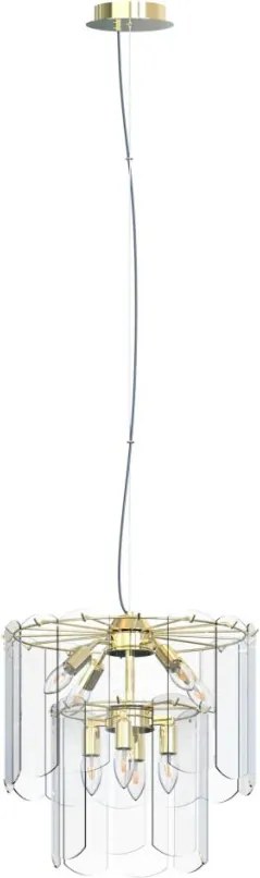 ZUMA LINE MD3523-8M-EGN NIRA Modern Függesztett Lámpa Arany E14 IP20