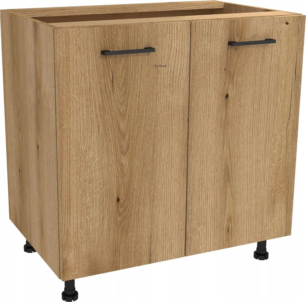 Konyhaszekrény alsó 80 Capri korpusz tölgy Evoke front tölgy Evoke