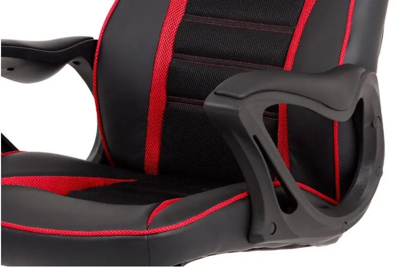 KA-G406 SCAUN ROȘU - NEGRU GAMER PIVOTANT