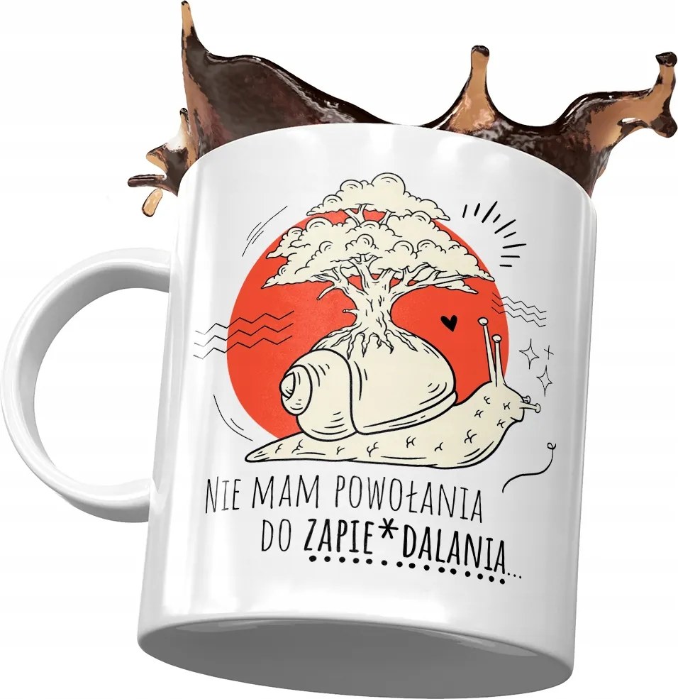 Bögre Vicces Nincs Elhívásom Ajándék Nyomtatott Fotóval