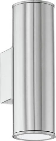 EGLO 94107 RIGA Modern Kültéri Fali Lámpa Nikkel GU10 IP20