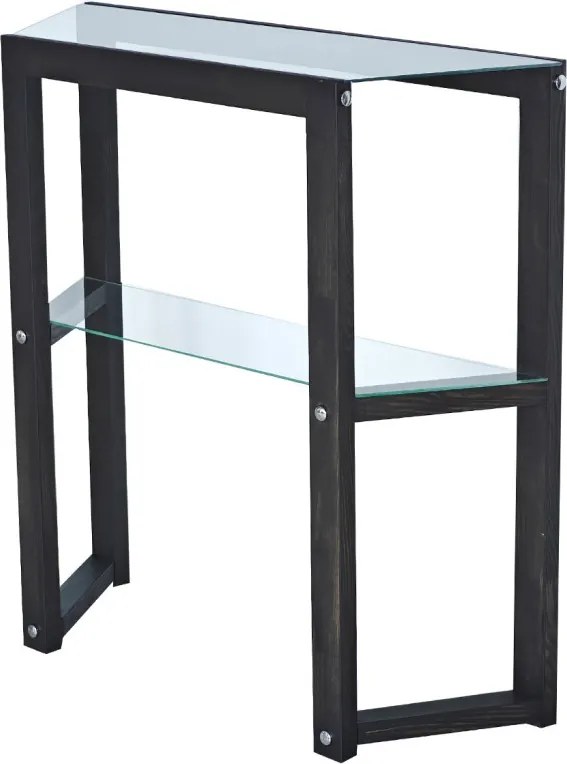 Trapezoid komód, antracit, 85 cm