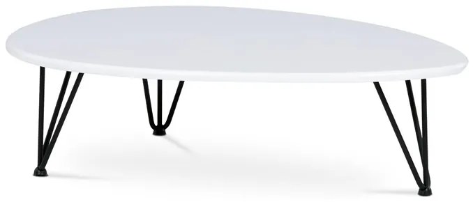 Fehér MDF Dohányzóasztal 94×69 cm. AF-3013 WT