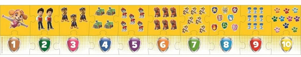 Trefl Oktatási puzzle Számok Mancs őrjárat , 20 db