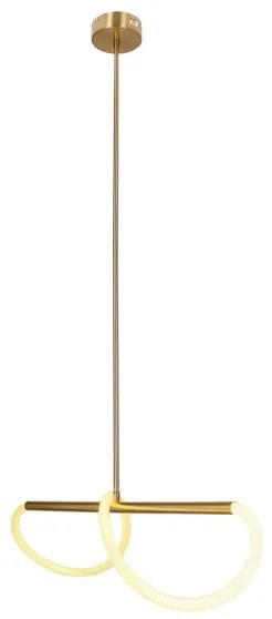 LED csillár kábelen SUPREME LED/22W/230V 100 cm aranyszínű