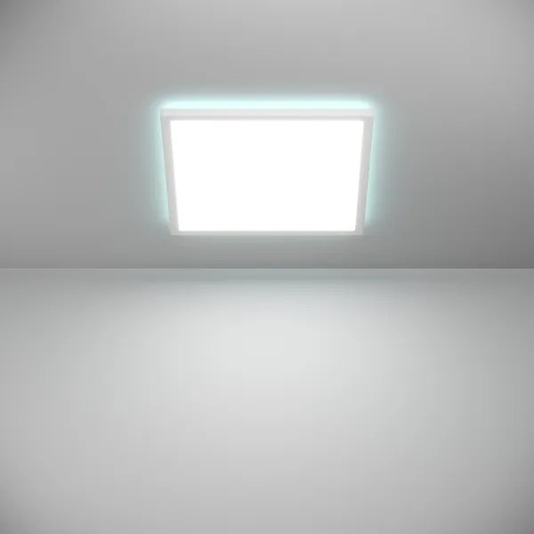 Eglo 901475 -LED RGBW mennyezeti fürdőszobai lámpatest ROVITO-Z 17,6W/230V 39x39cm IP44 fehér