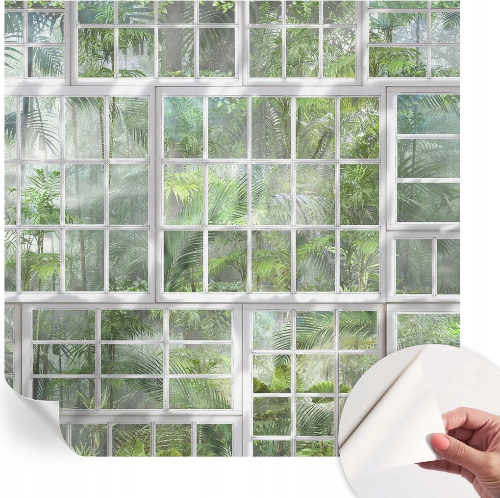 Fotótapéta Dekoratív Fali Tapéta Képek Zöld erdő 250x250