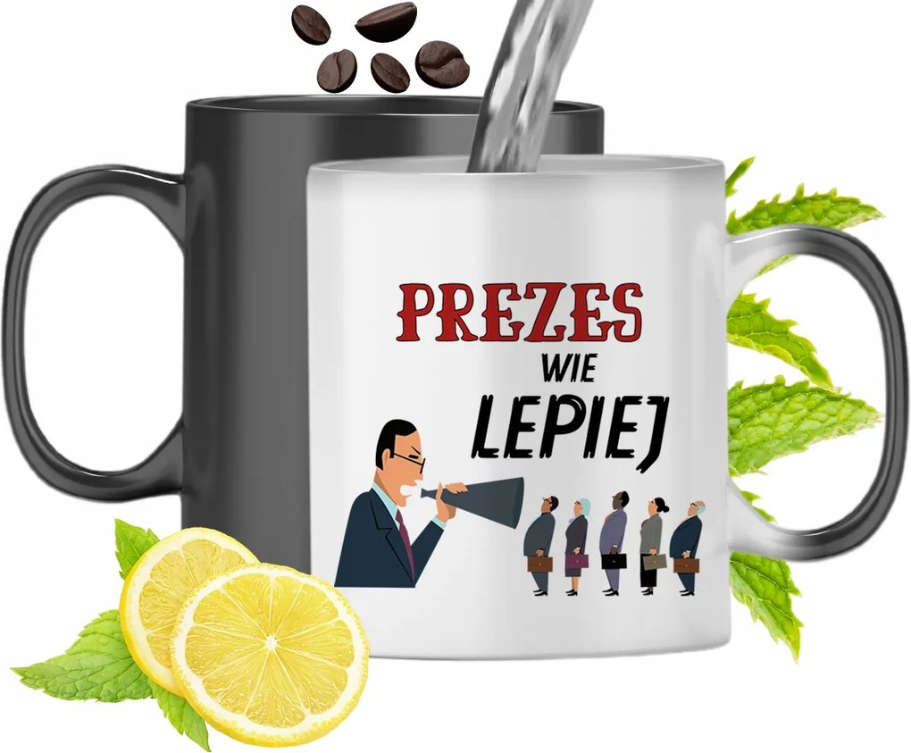 Mágikus Bögre Elnöknek Színváltós Nyomtatott Fényképpel