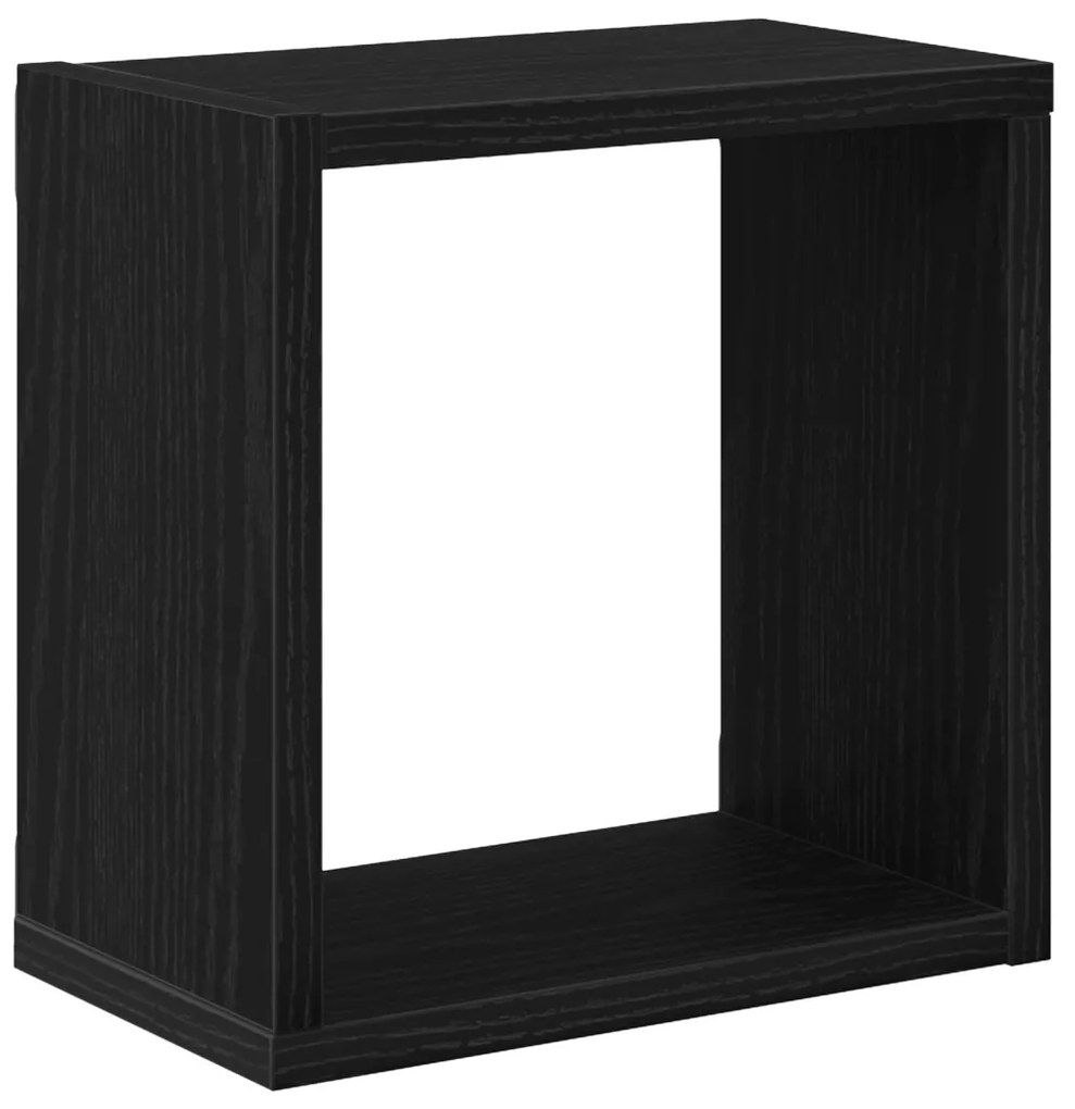 Falra Szerelhető Polcok Fekete tölgy Szerelt fa 26 x 15 x 26 cm