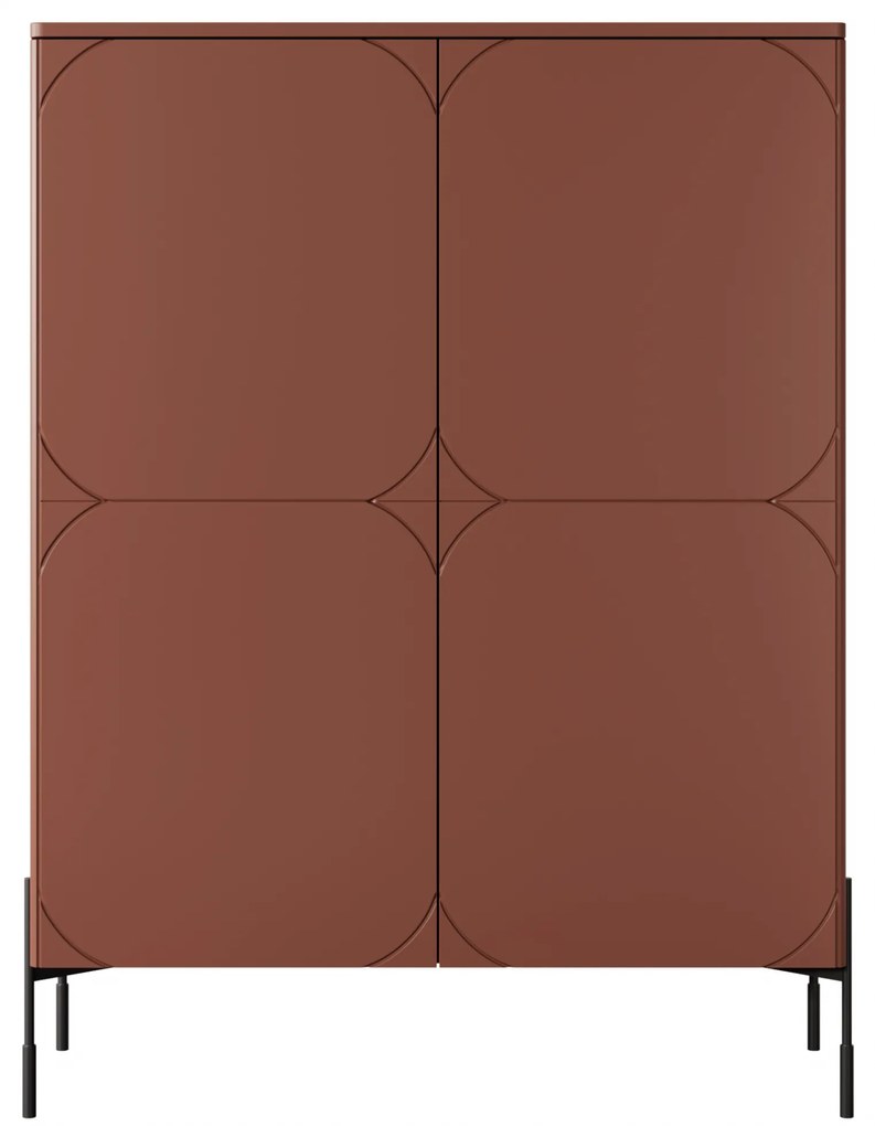 Sonatia 120 kredenc - bordó
