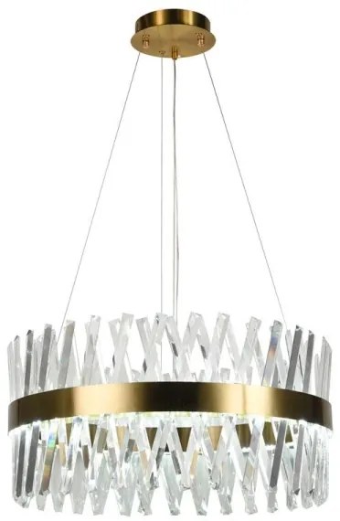 LED állítható fényerőjű lámpa kábelre LED/80W/230V 3000-6500K arany + DO