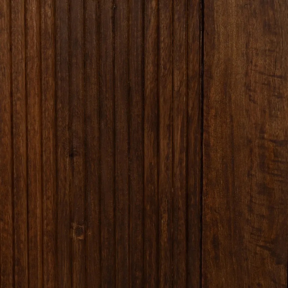 Barna mangófa könyvespolc 60x190x30 cm Sagara – Ixia