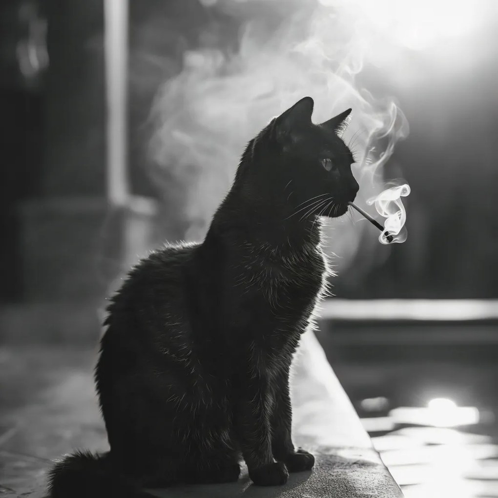 Poszter 50x50cm Macskaszünet