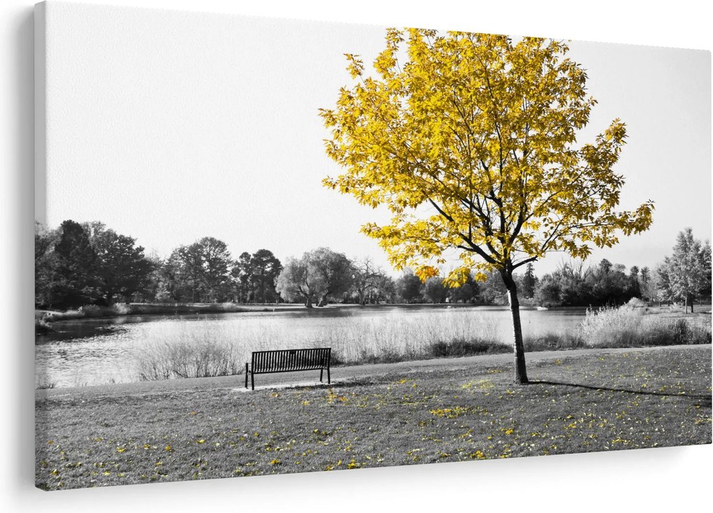 Kép - Pihenés a parkban (90x60 cm)