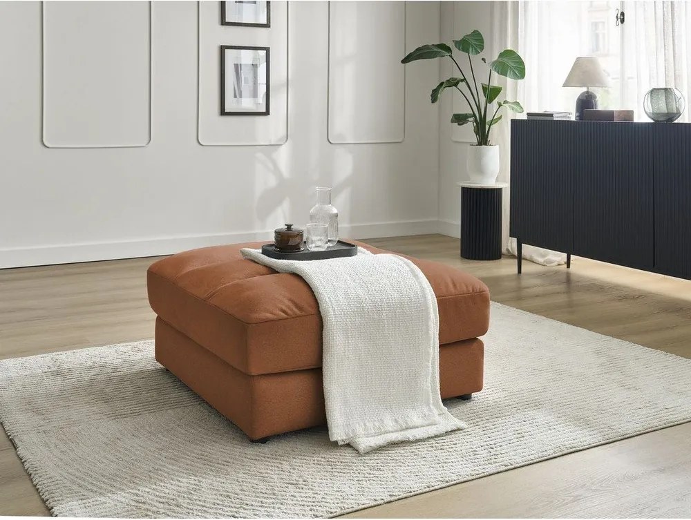 Narancssárga bársony lábtartó Sierra – Bobochic Paris