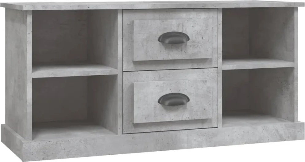 vidaXL betonszürke szerelt fa TV-szekrény 99,5 x 35,5 x 48 cm