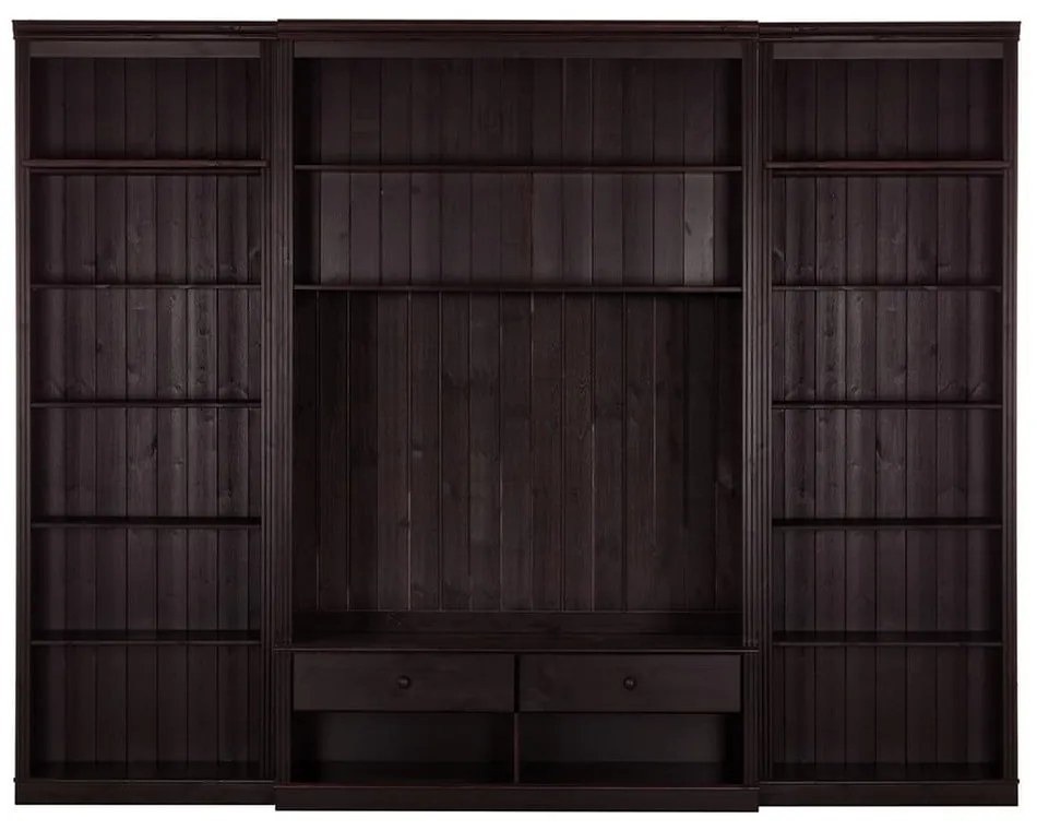 Barna borovi fenyő nappali bútor szett 288x223 cm Anita – Støraa