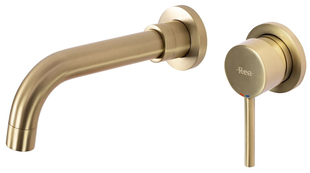 Falra szerelhető csaptelep Rea Lungo Long Gold Brush + box