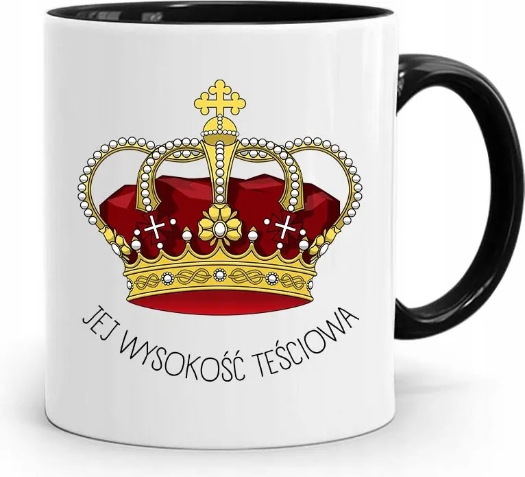 Fekete Bögre Anyósnak Őfelsége Anyósnak fényképes nyomattal