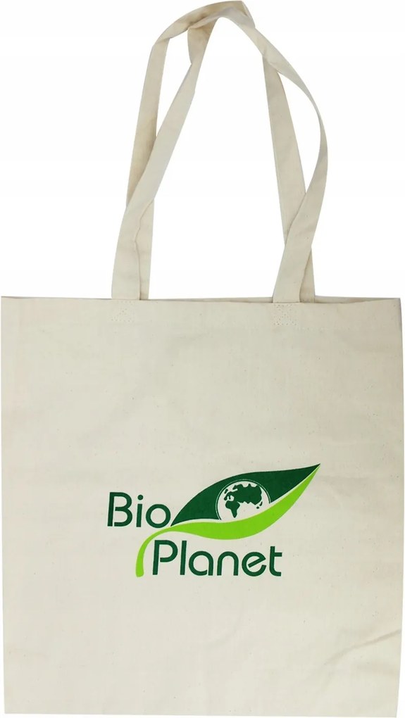 Pamut táska Ecru 38x42cm aljjal 10cm – 100% pamut, erős