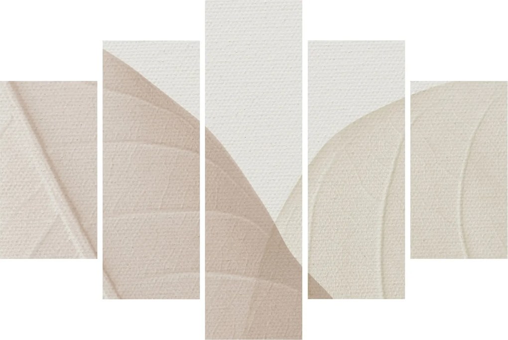 Kép - Texturált levelek (150x105 cm)