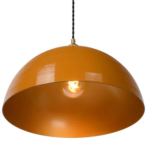 Lucide 30485/40/44 - Csillár zsinóron MARNE 1xE27/60W/230V narancssárga