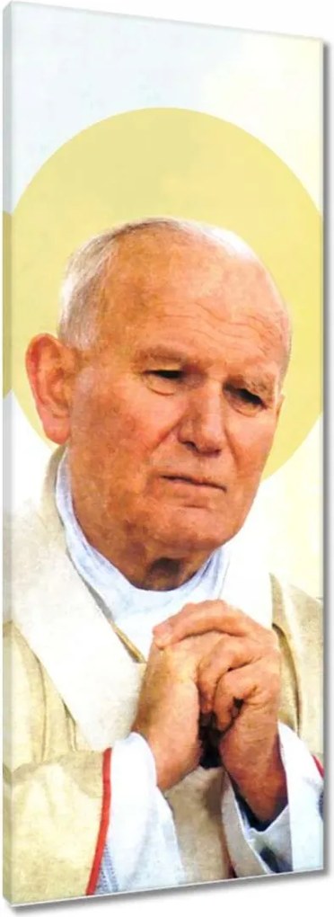 Festmények 40x100 Szent II. János Pál pápa