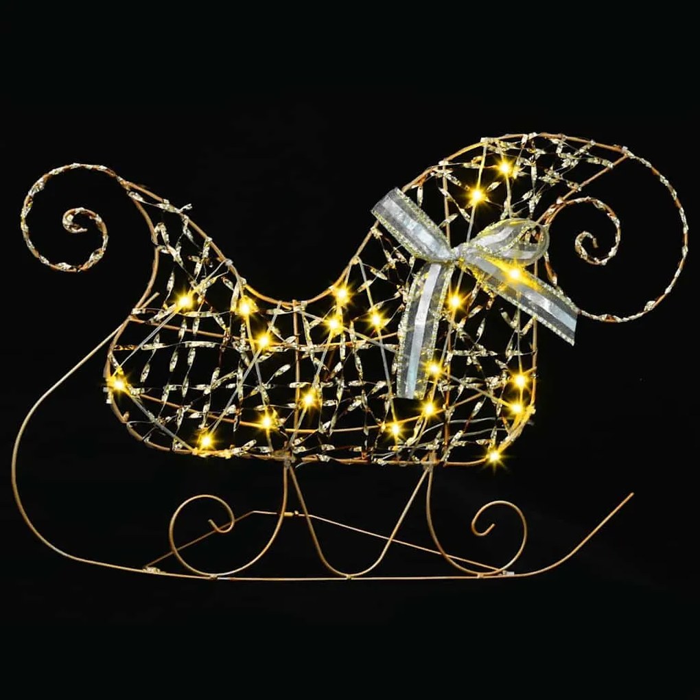 LED rénszarvasok 40 LED-del 7 pcs Arany PET