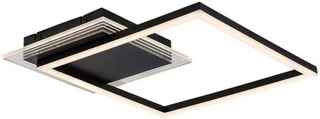 RÁBALUX 71370 OTTAVIA Modern LED Mennyezeti Lámpa Fekete IP20