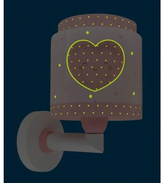 Dalber 76019S - Gyerek fali lámpa BABY DREAMS 1xE27/15W/230V rózsaszín