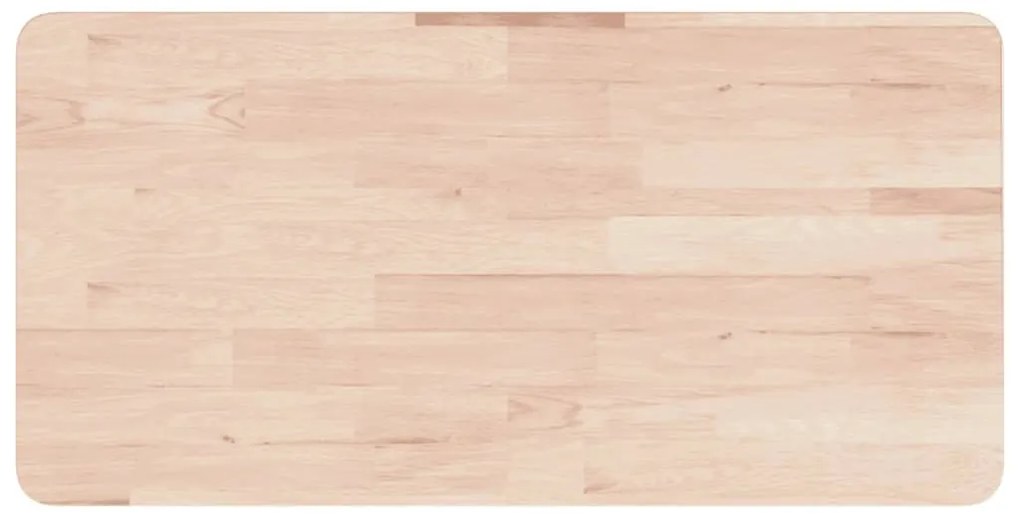 kezeletlen tömör fa fürdőszobai pult 100 x 60 x 4 cm