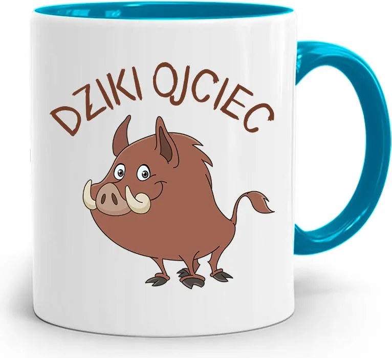 Kék Bögre Apának Vad Apa fényképes nyomtatással