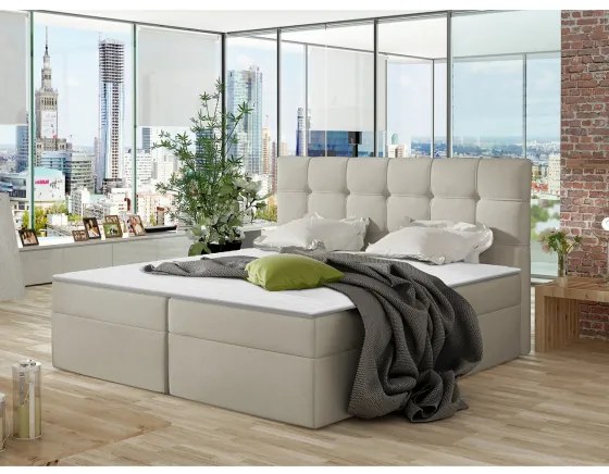 Franciaágy Boxspring Kennedy (140x200) (Paros 02). 1060784