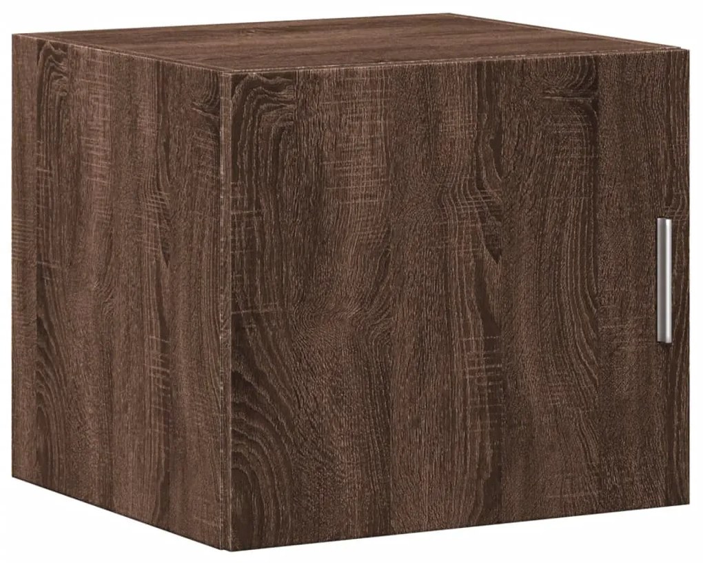 vidaXL barna tölgy szerelt fa vékony tárolószekrény 45 x 42,5 x 225 cm