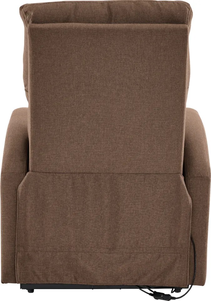 Állítható relaxációs fotel, világosbarna, NERIS