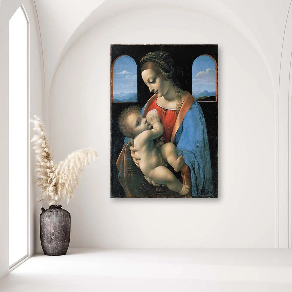 Gario Vászonkép Madonna litta - Leonardo da Vinci reprodukció Méret: 60 x 90 cm