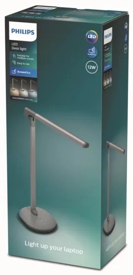 Philips-LED Dimmelhető érintős asztali lámpa SWORD LED/12W/230V 2700/4000/6500K