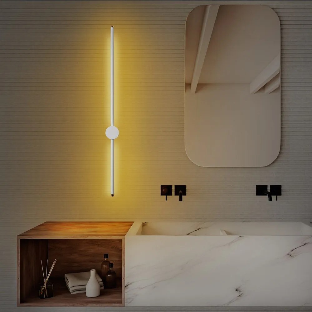 Fehér LED fali lámpa Sword – Opviq lights