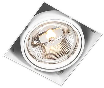 6 darabos süllyesztett spotlámpa készlet fehér GU10 AR111 keret nélküli állítható - Oneon