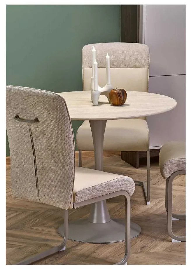 Stelo étkezőasztal, kő / krém