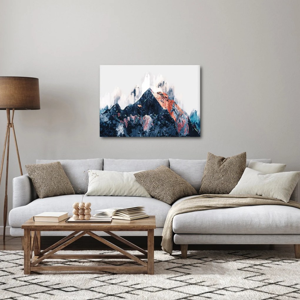 Kép - Absztrakt hegy (70x50 cm)