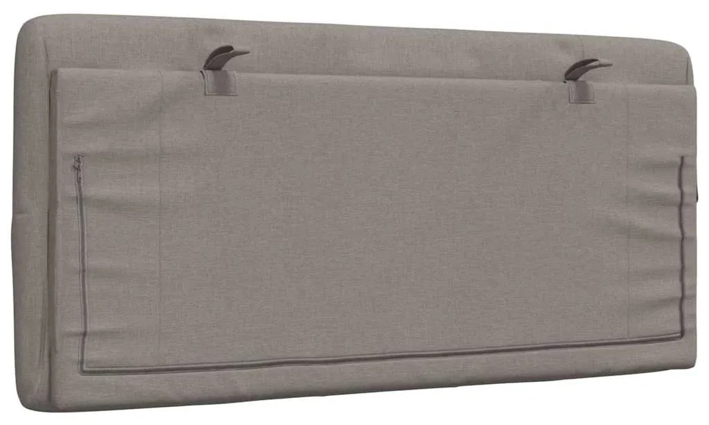 tópszínű szövet fejtámla párna 100 cm