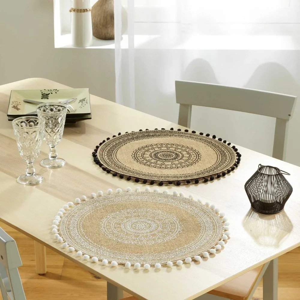 Juta tányéralátét ø 38 cm Renata – douceur d'intérieur
