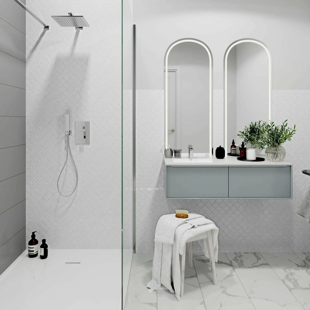 Mozaik dekorcsempe maroco 322159 White